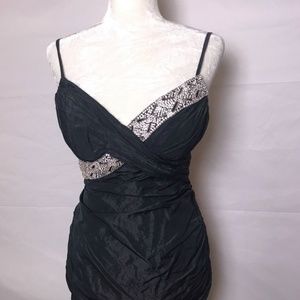 Nicole Bakti | 100% Silk Black Gown